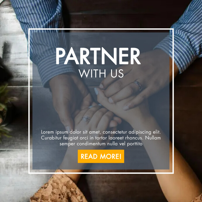 Partnership flyers Template | PosterMyWall