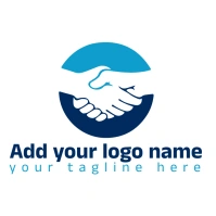 partnership logo/business logo/handshake logo template
