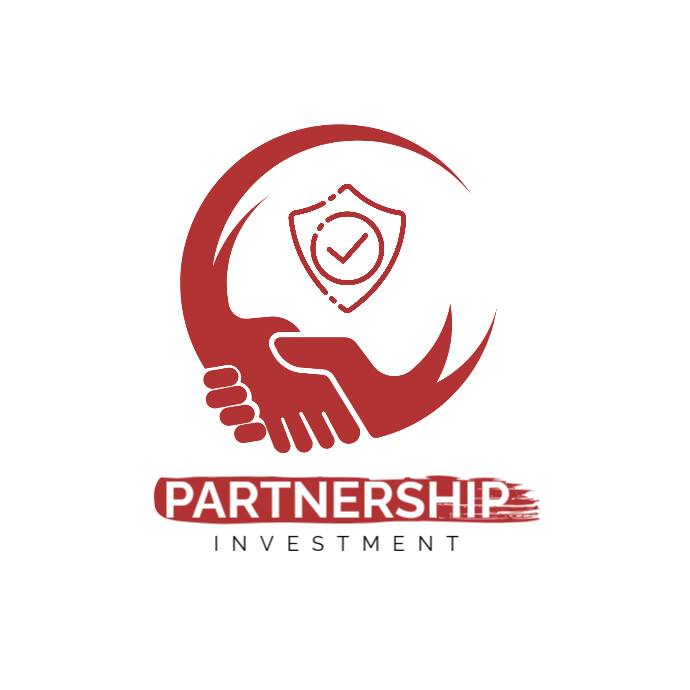 Partnership logo Logótipo template