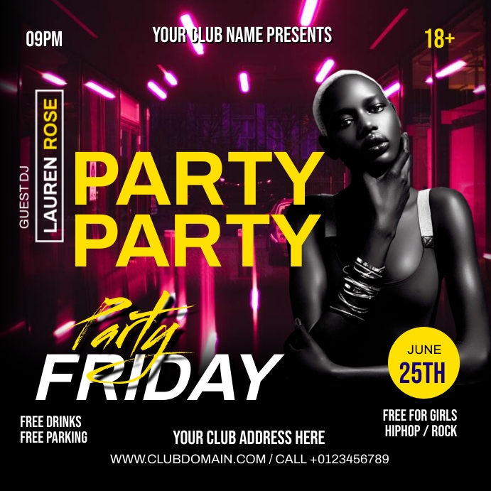 Party (2) Template | PosterMyWall