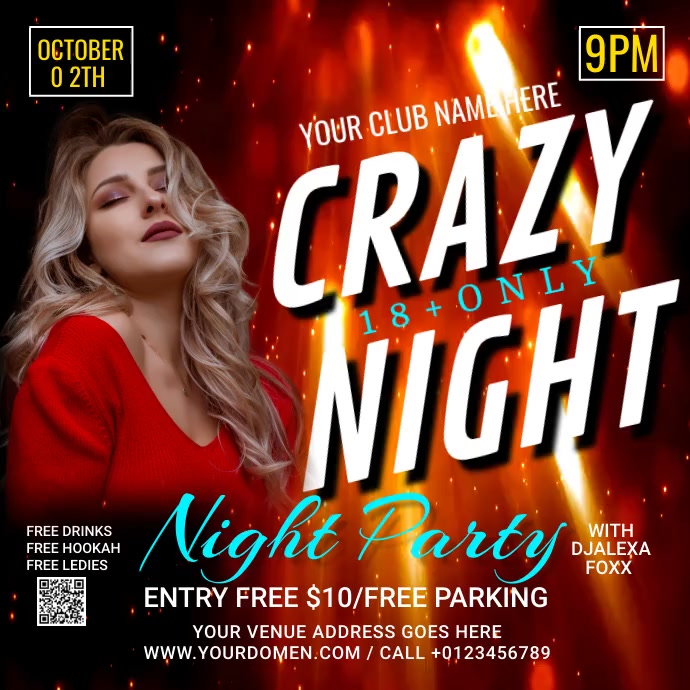 PARTY (7) Wpis na Instagrama template