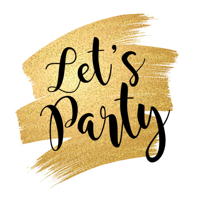Party Advert Glitter Gold Glam Instagram Bar Template Postermywall