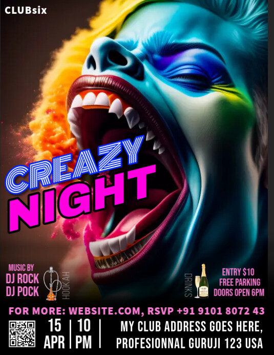 party animated poster, Template | PosterMyWall