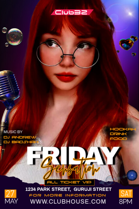 Party Animated Poster, Posters Template | PosterMyWall