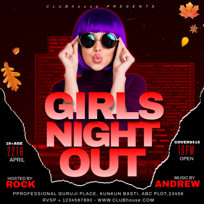 Animated Poster Example party animated poster Template | PosterMyWall
