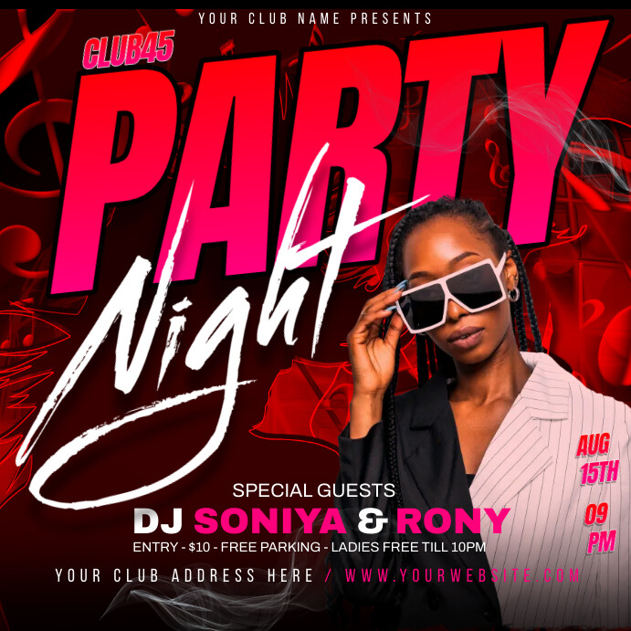 party animated poster Template | PosterMyWall