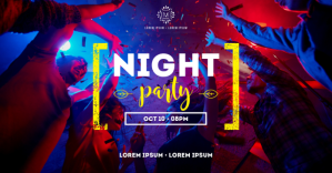 PARTY BANNER Изображение, которым поделились на Facebook template
