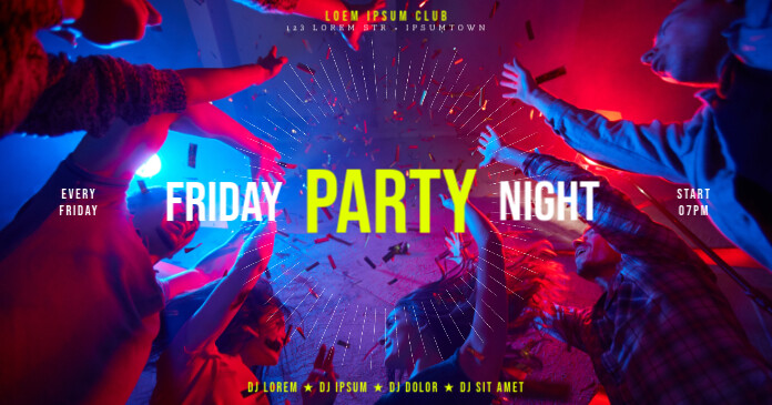 PARTY BANNER Template | PosterMyWall