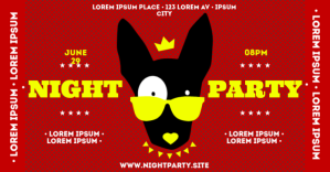 PARTY BANNER Изображение, которым поделились на Facebook template