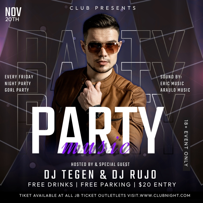 Copy Of Party Bar Event PosterMyWall copy-of-party-bar-event-postermywall
