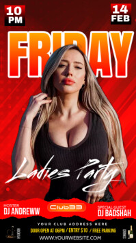 party club/bar, Instagram Story template