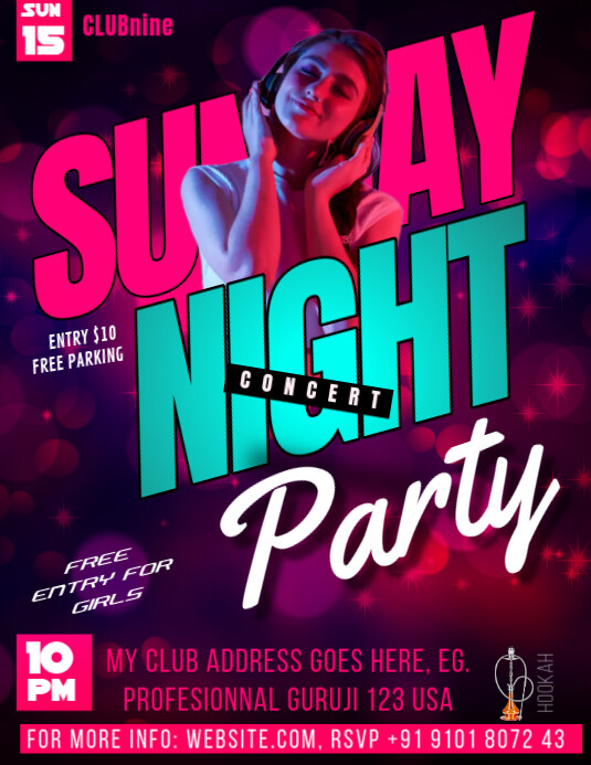 party club/bar Template | PosterMyWall