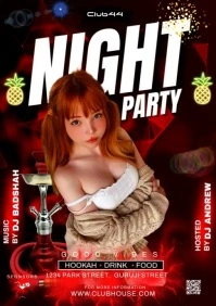 party club/bar A5 template