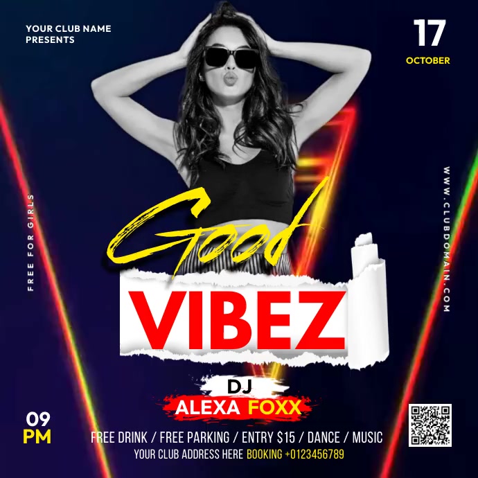 PARTY Post Instagram template