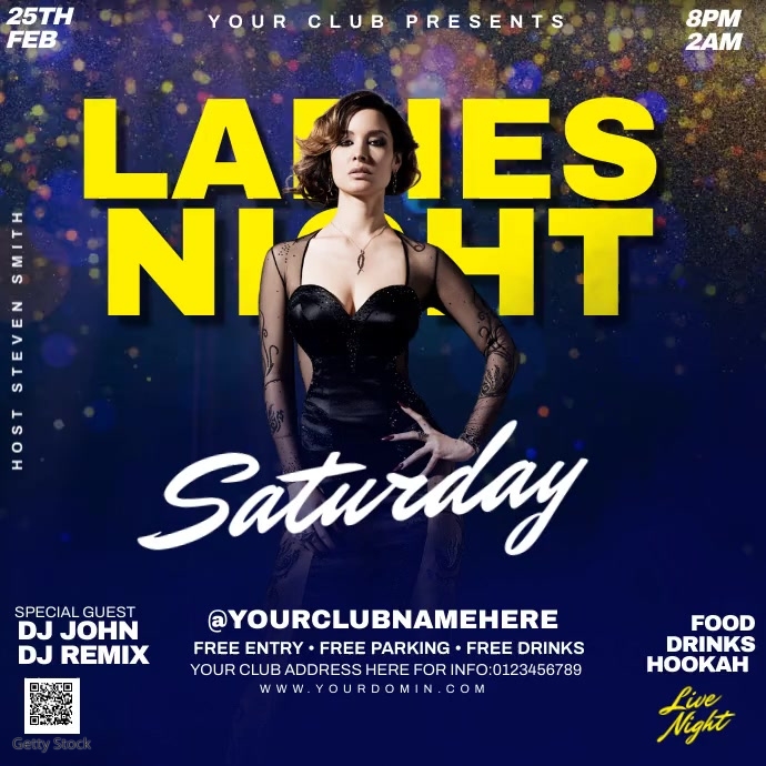Party Post Instagram template