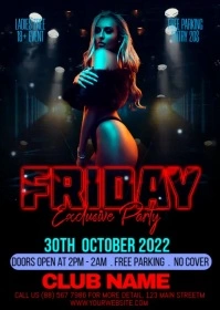 PARTY A6 template