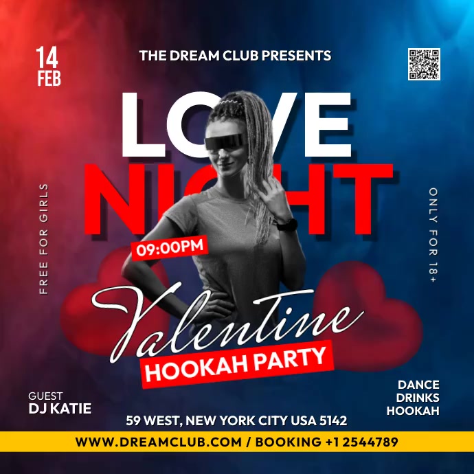 PARTY Сообщение Instagram template