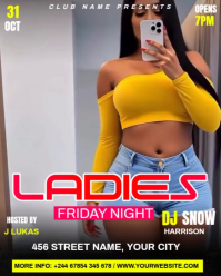 party Instagram Portrait template