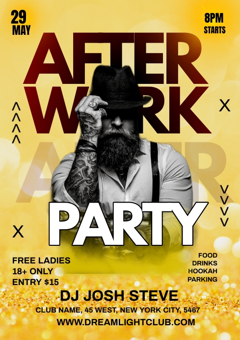 PARTY A4 template