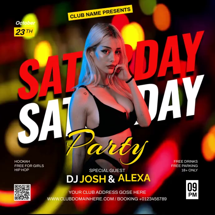 PARTY Instagram Post template