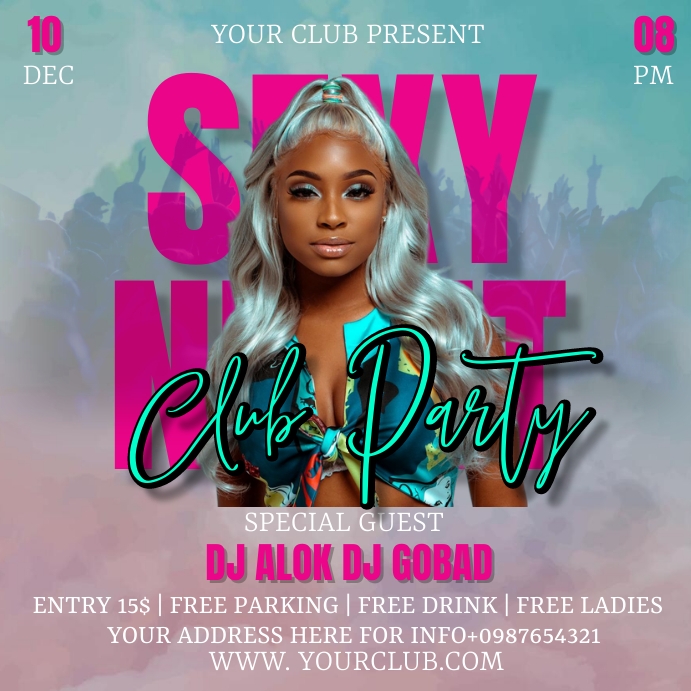 Party Instagram Plasing template