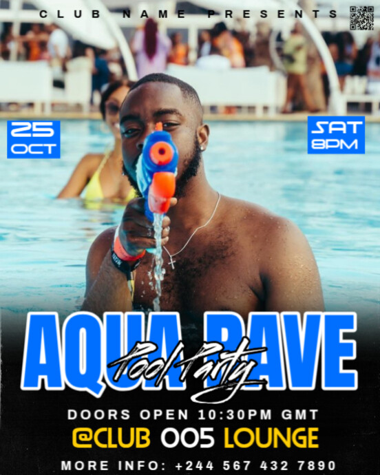 party Instagram Portrait template