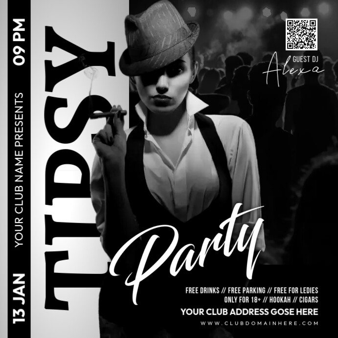 PARTY Instagram Plasing template