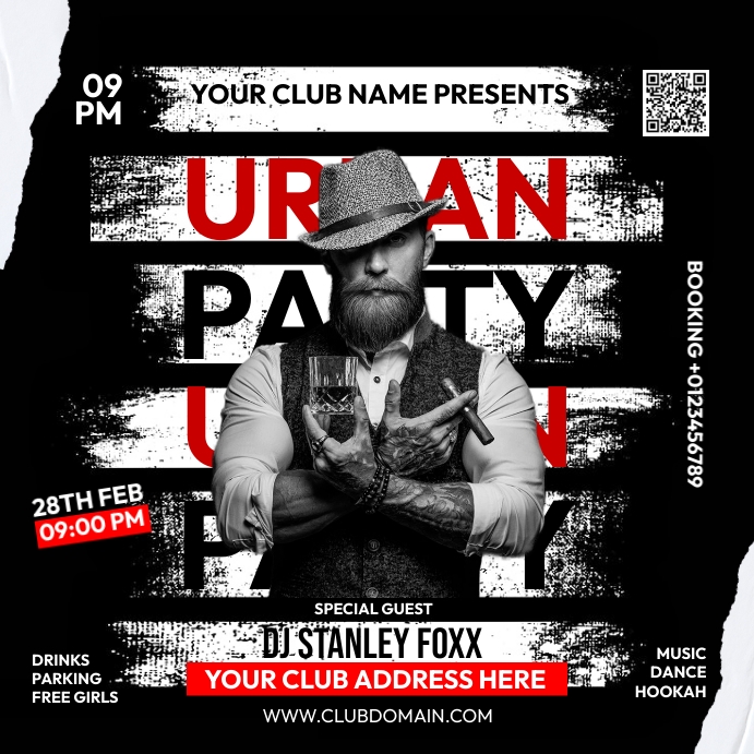 PARTY โพสต์บน Instagram template