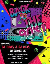13 350 90s Party Customizable Design Templates Postermywall
