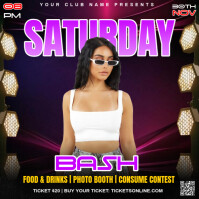 party Instagram na Post template