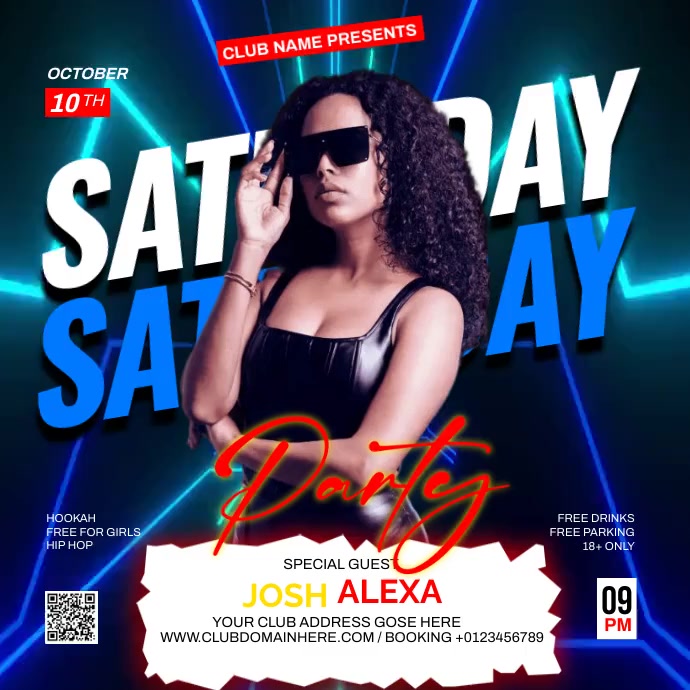 PARTY Instagram na Post template