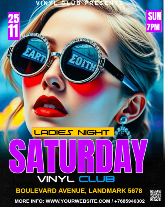 Party Instagram Portrait template