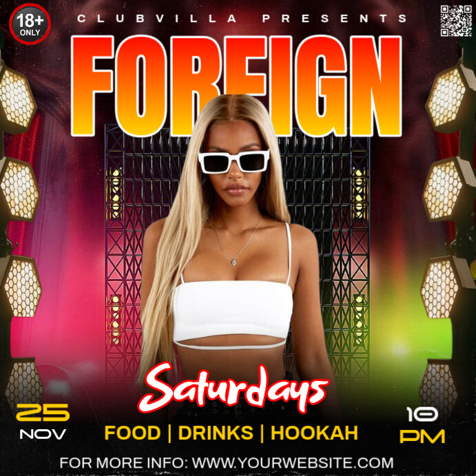 party Instagram-bericht template