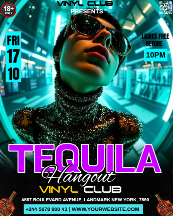 party Instagram Portrait template