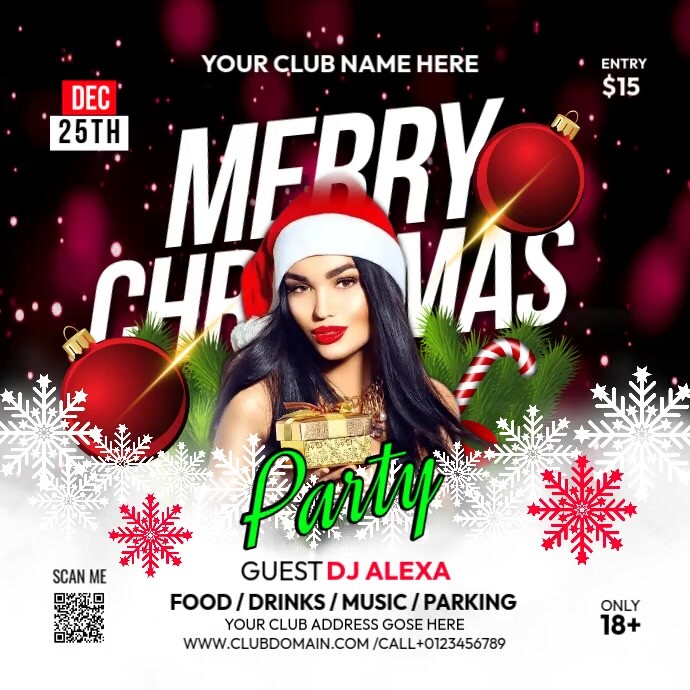 PARTY Instagram Plasing template
