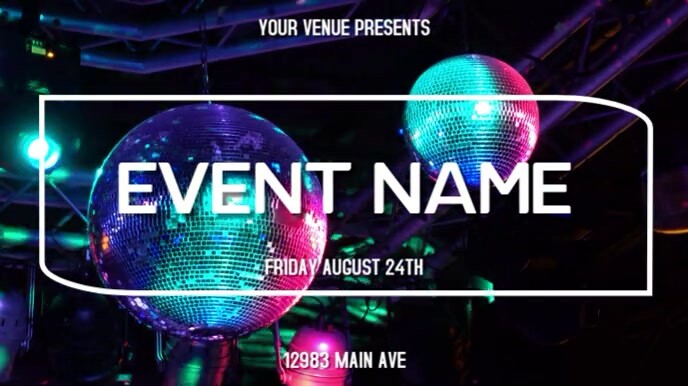 Party Disco Umbukiso Wedijithali (16:9) template