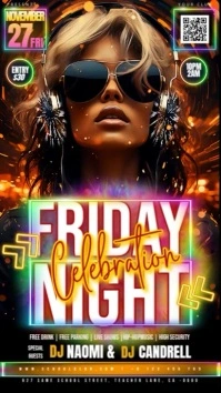 Party Event Ad Instagram Story Design Template