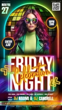 Party Event Ad Instagram Story Design Template