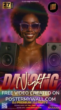 Party event design template Instagram Story