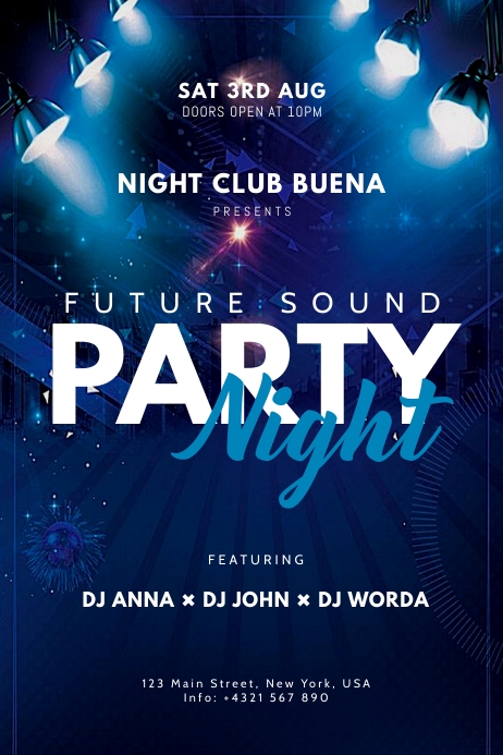 Party Event Flyer Template Postermywall