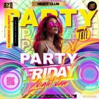 Party Event Flyer design template video ad