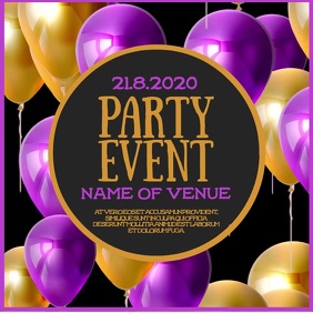 Party Event Instagram Video Template | PosterMyWall
