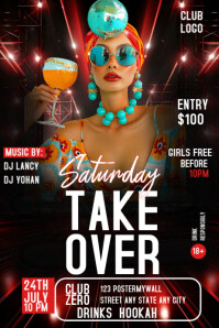 Party Event Poster Design  Poster template