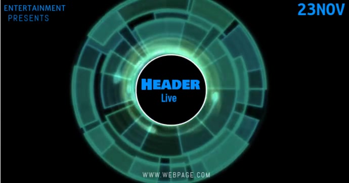 Party Facebook Video Post Template