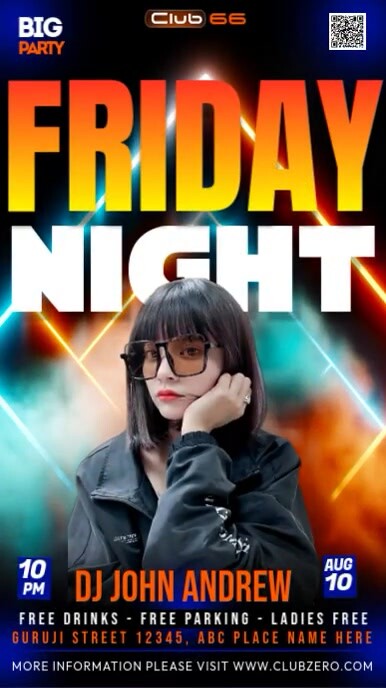 Party Flyer Design (20) Instagram Story template