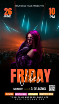party flyer Визитная карточка template