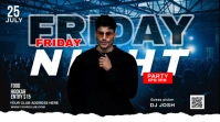 Party flyer Affichage numérique (16:9) template