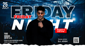 Party flyer Pantalla Digital (16:9) template