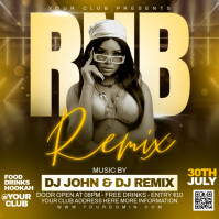 Party flyer Instagram Post template