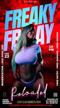 party flyer Historia de Instagram template